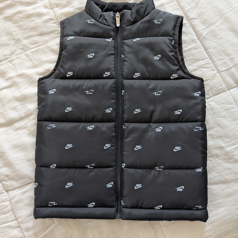 Nike Black Puffer Vest for Kids
